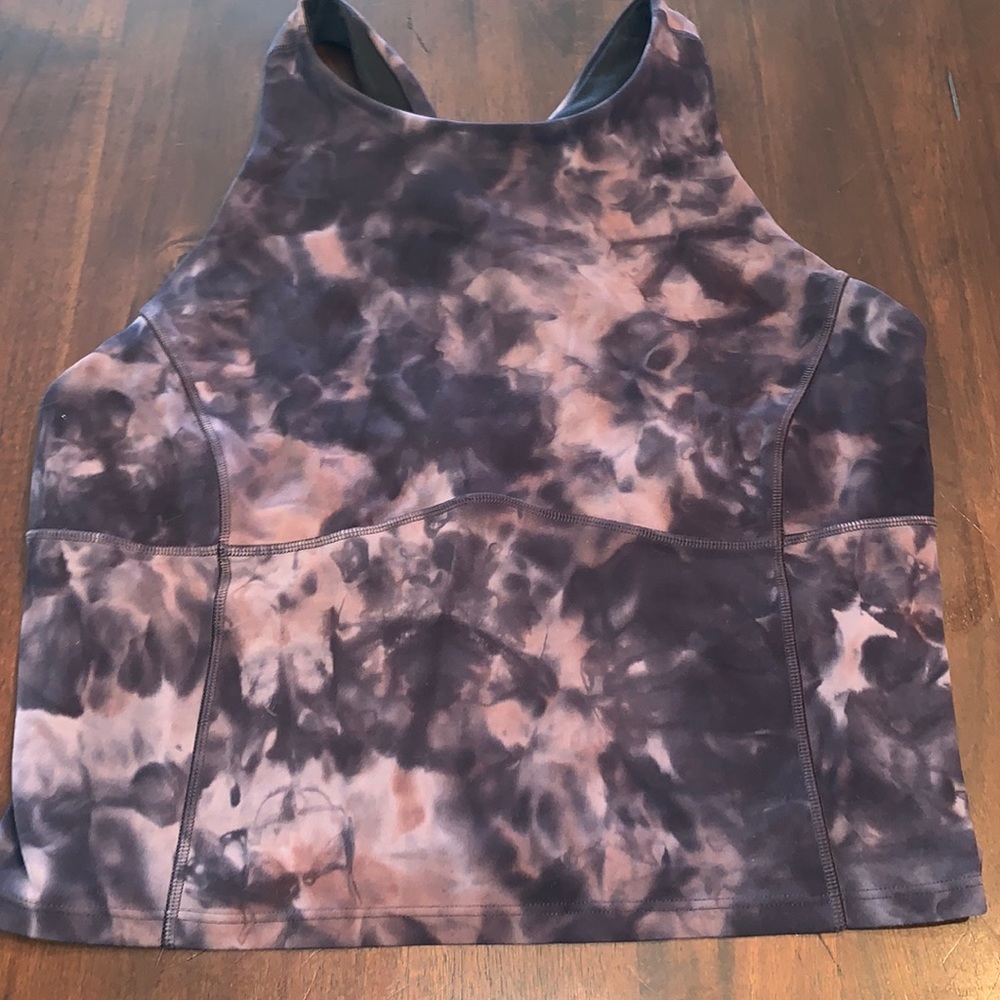 Lululemon tye dye Racerback tank/crop